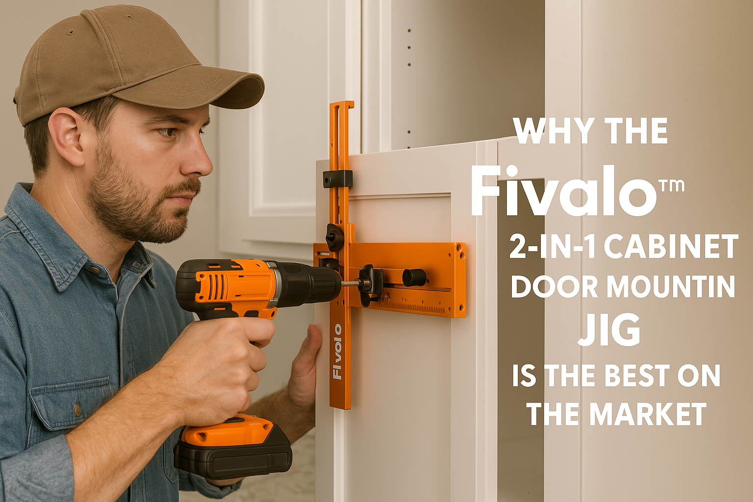 Why the Fivalo™ 2-in-1 Cabinet Door Mounting Jig is the Best on the Market