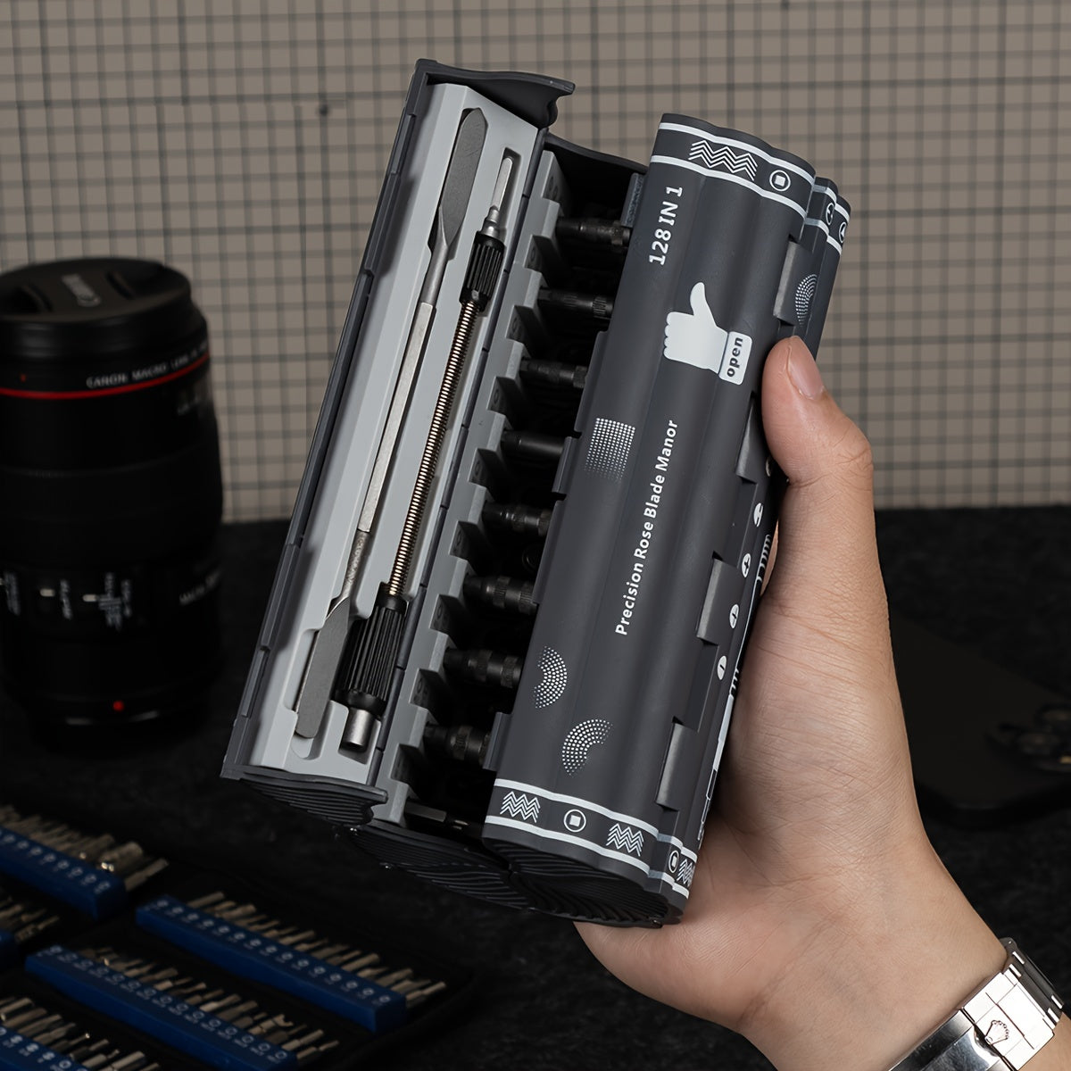 Fivalo ™ 128 in 1 Präzisionsschraubendreher -Set