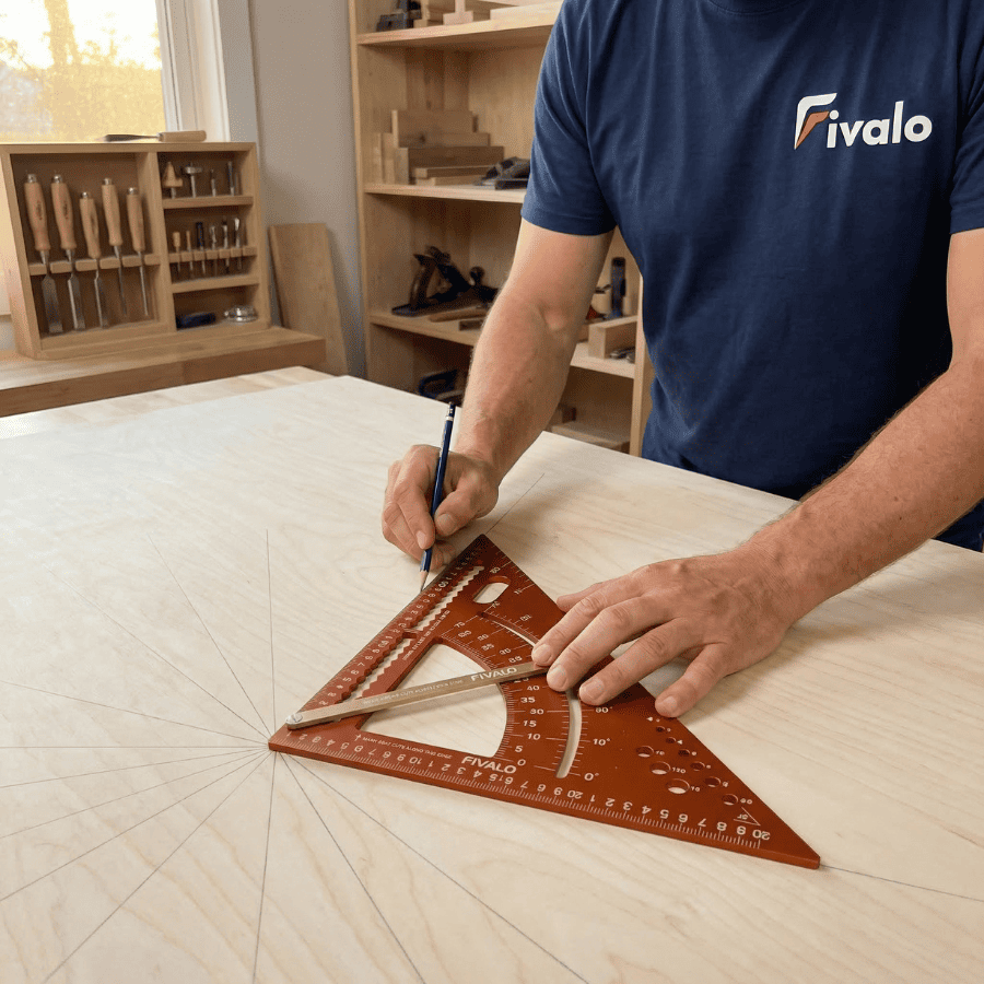 Équerre de Menuisier de Précision 7-en-1 Fivalo™