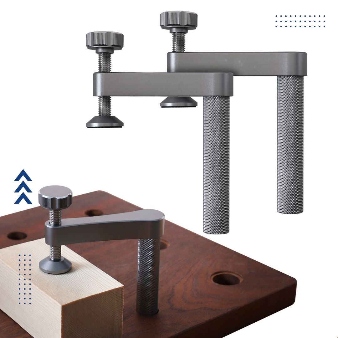 Fivalo™ Bench Dog Clamps for MFT Tables – 3/4" (19mm)