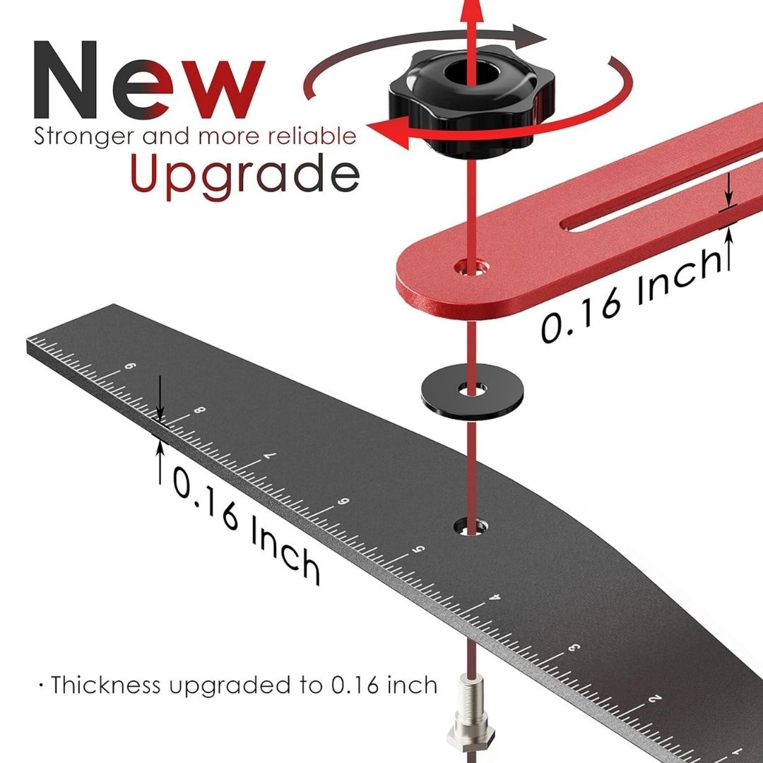 Herramienta de plantilla de banda de rodadura de escalera Fivalo ™