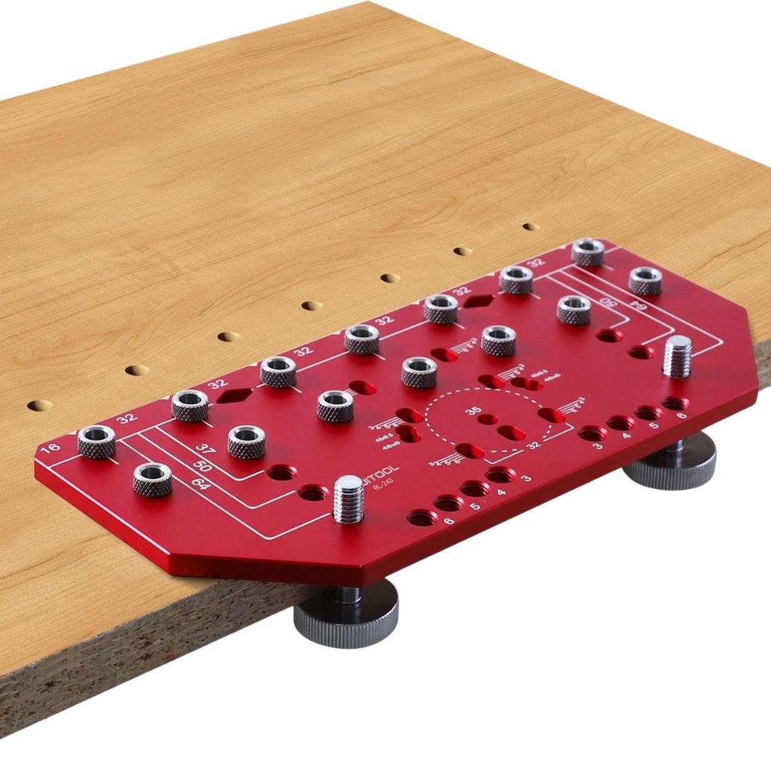 Fivalo™ Precision 2-in-1 Shelf Pin & Concealed Hinge Jig