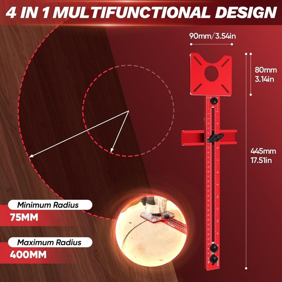 Bracket tal-kanal tat-tħin tar-router Fival ™ 4-in-1