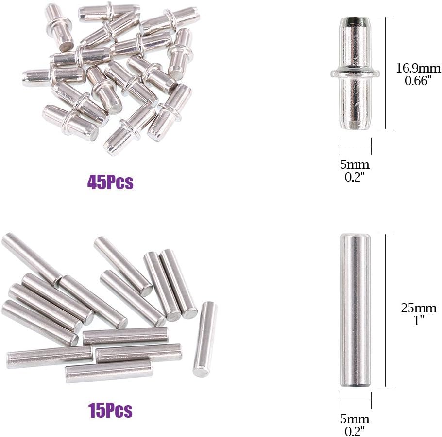 Fivalo™ 120-Piece Shelf Pins Kit