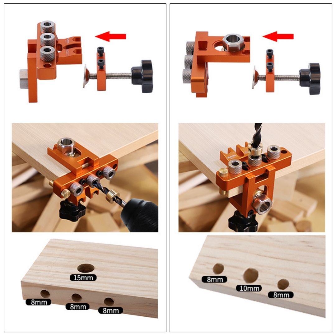 Fivalo™ Precision 3-in-1 Doweling Jig Kit