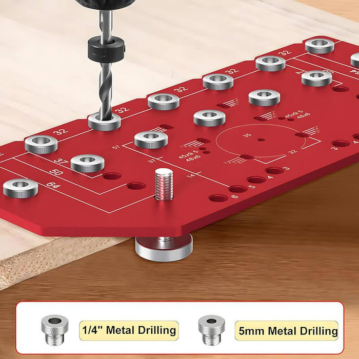 Fivalo™ Precision 2-in-1 Shelf Pin & Concealed Hinge Jig