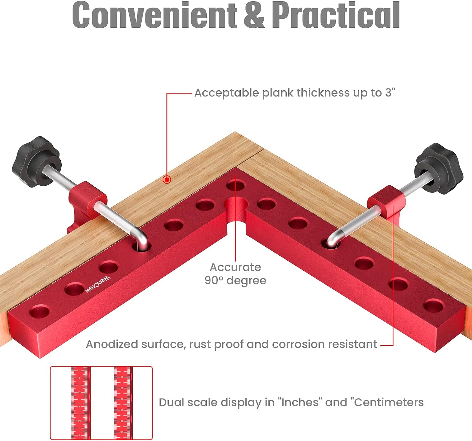 90 Degree Positioning Squares Right Angle Clamps (2 PCS)