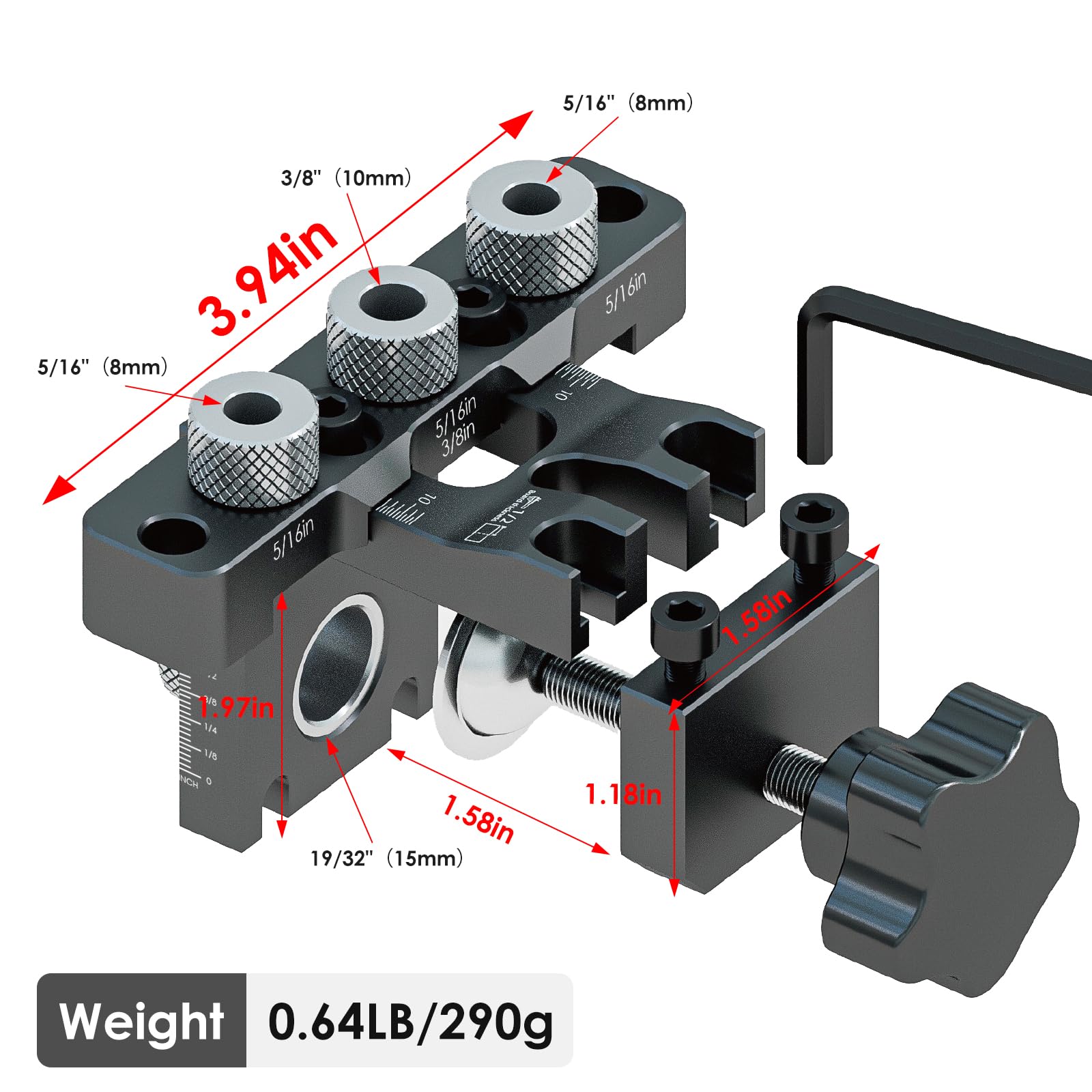 Fivalo™ Self-Centering Doweling Jig