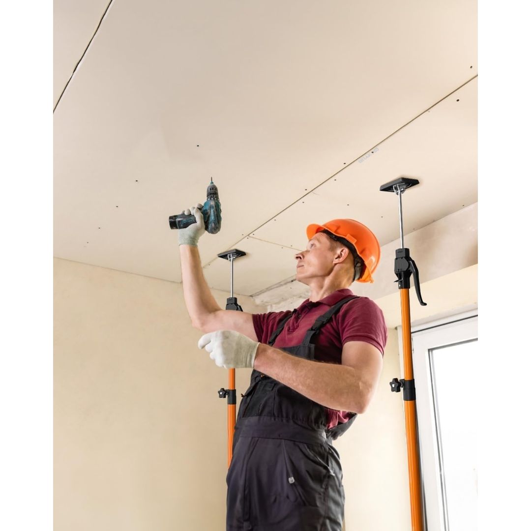 Third Hand Tool – Adjustable Cabinet Jack Support Pole (49.2"–114.2" / 125–290 cm)