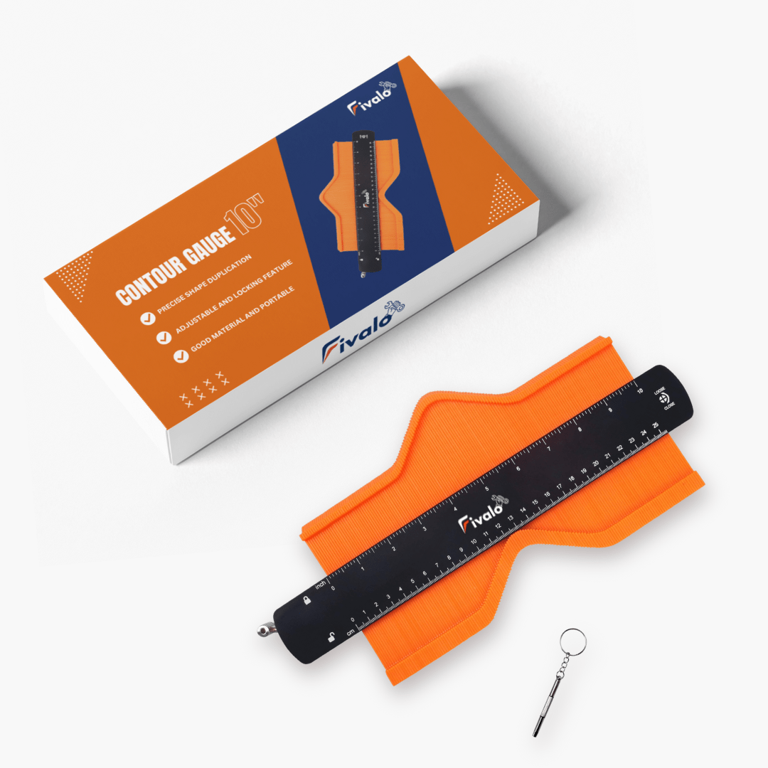 Fivalo™ Konturmåler Værktøj (10 tommer) med Lås
