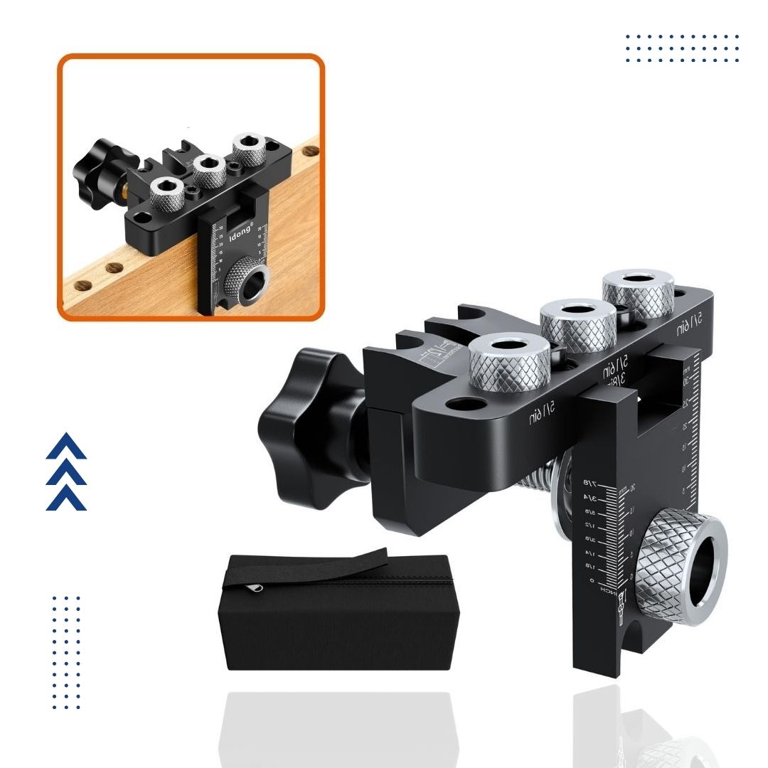 Fivalo™ Self-Centering Doweling Jig – automatic centering dowel hole drilling tool