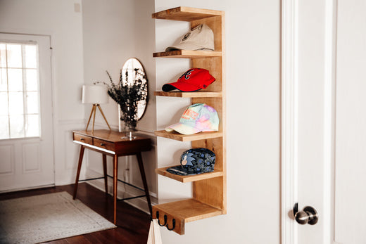 DIY Hat Rack