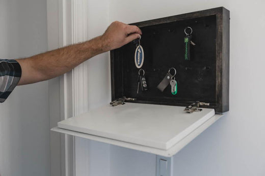 Organize Your Space: Create a Hidden Key Rack