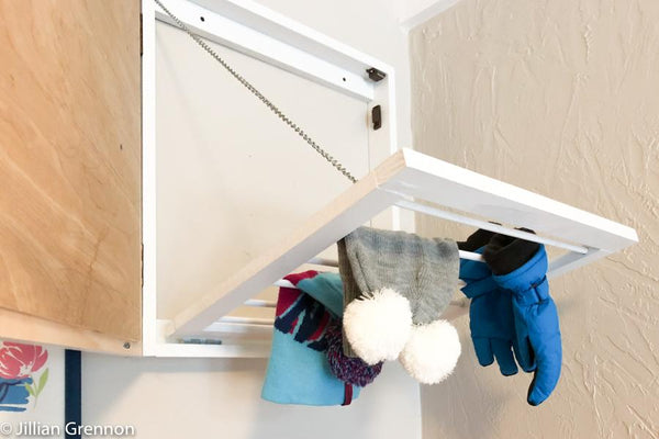 The Ultimate Mudroom Drying Rack