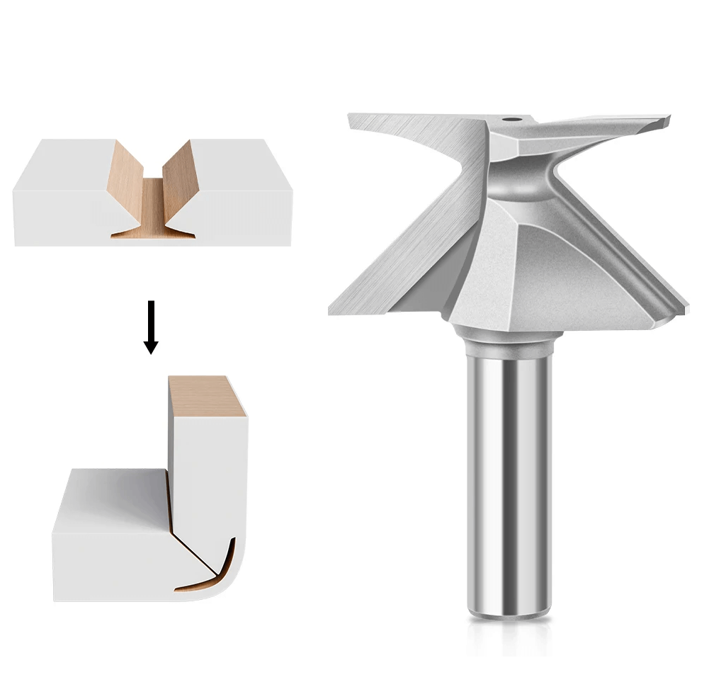 Fivalo Arc Shaping Router Bit – precision carbide router bit for curved arc profiles
