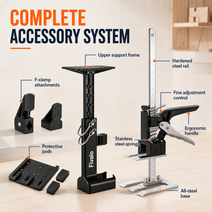 Fivalo™ 2-in-1 Cabinet Lift & Support Jack Set - 2pcs