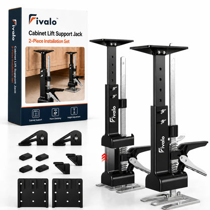 Fivalo™ 2-in-1 Cabinet Lift & Support Jack Set - 2pcs