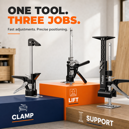 Fivalo™ 2-in-1 Cabinet Lift & Support Jack Set - 2pcs