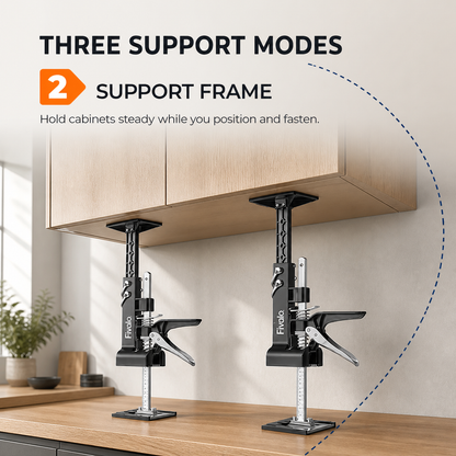 Fivalo™ 2-in-1 Cabinet Lift & Support Jack Set - 2pcs