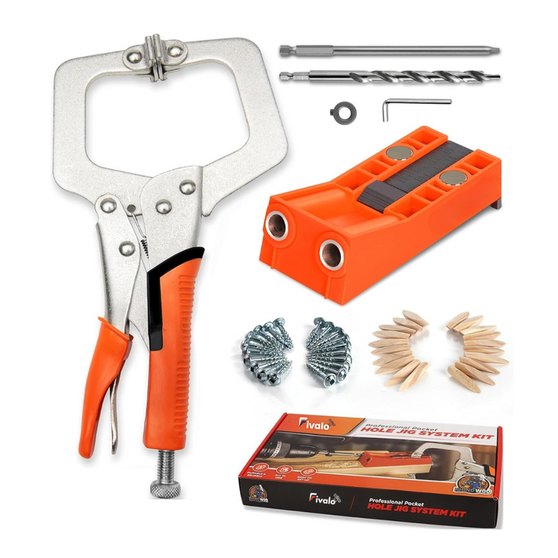 Fivalo™ Pocket Hole Jig with 11 Inch Clamp