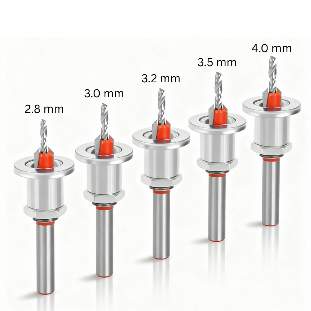 5Pcs Countersink Drill Bit Set