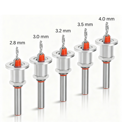 5Pcs Countersink Drill Bit Set