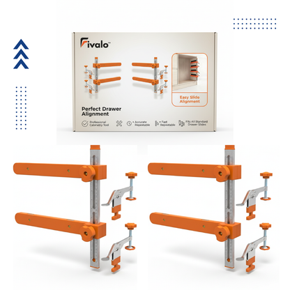 Fivalo™ Drawer Slide Jig with Toggle Clamps