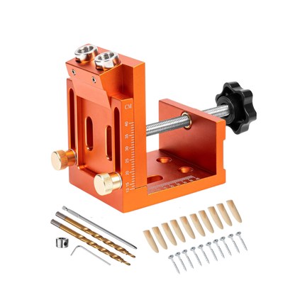 طقم قالب ثقوب جيب 3 في 1 للثقوب المستقيمة