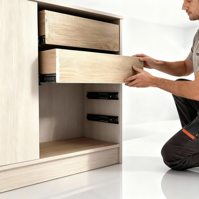 Install 4 Drawers at Once.