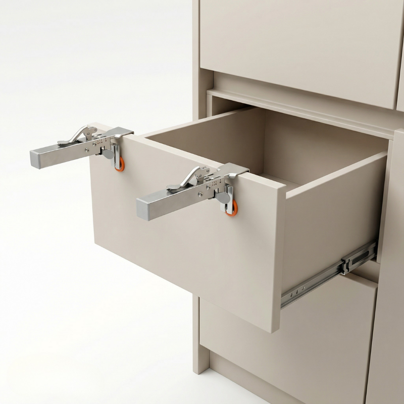 Dead-Flat Drawer Fronts.