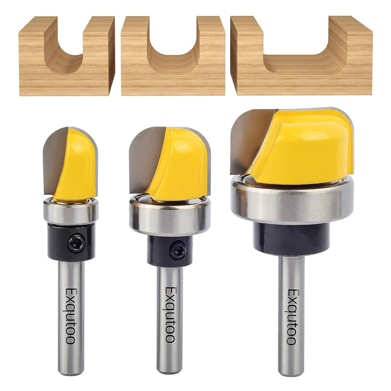 Fivalo - groove bits router 3 τεμ