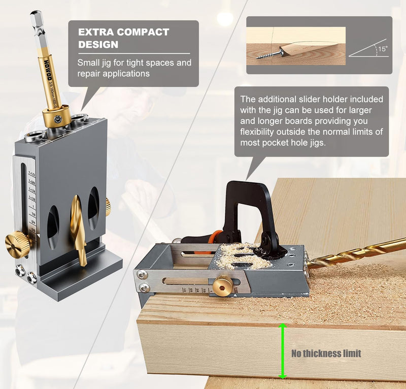 Fivalo™ Pro Pocket Hole Jig