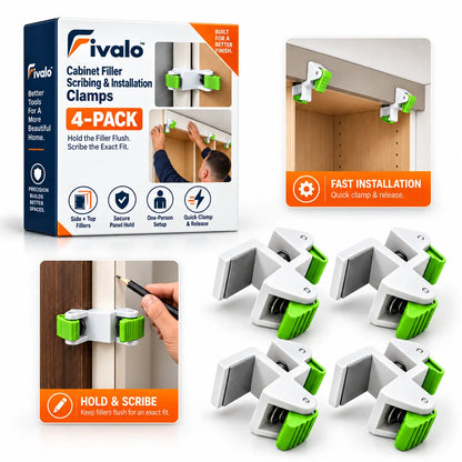Fivalo cabinet filler scribing clamps