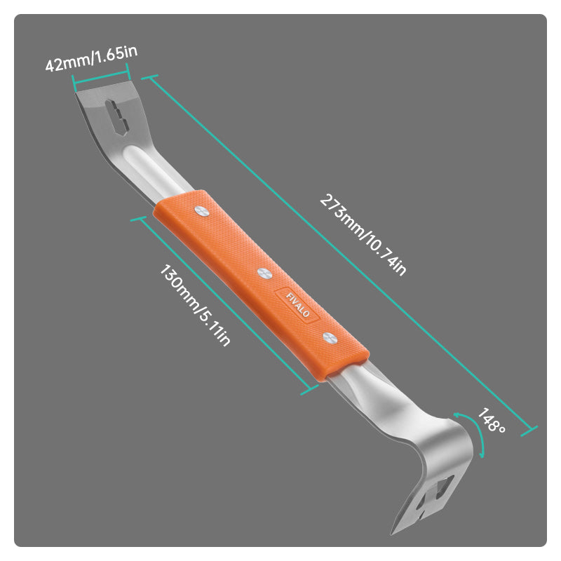 Fivalo™ Pro Flat Pry Bar 10" (25.5cm)