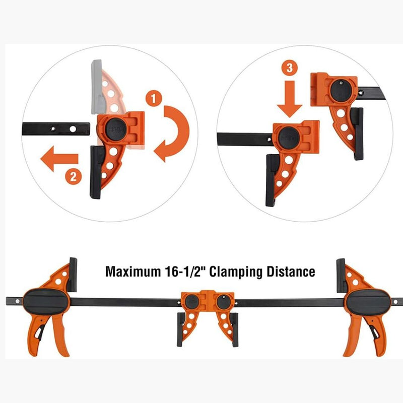 Fivalo™ Wood Clamps 6 Inch (15 cm) - 4PCS